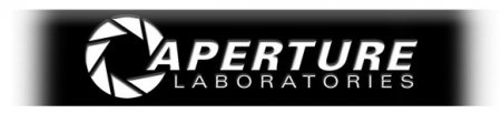 Portal Gummi Armband Black Aperture Laboratories