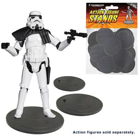 Standfüße für Hasbro Actionfiguren ab 1995 grau (25 Stück)