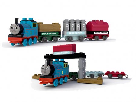 Thomas die kleine Lokomotive Mega Bloks Bausets Thomas & Percy Umkarton (6)