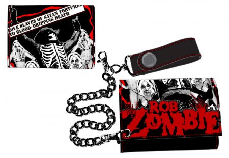 Rob Zombie Geldbeutel mit Kette Satans Love Slaves