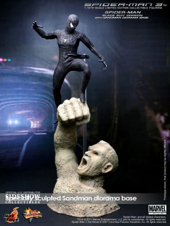Spider-Man 3 Movie Masterpiece Actionfigur 1/6 Spider-Man Black Suit Version 30 cm - Figuren **** Actionfiguren: 30 cm **** Spider-Man - 8266