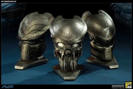 Alien vs Predator Repliken 1/4 Masken SDCC 2011 Exclusive Version Set 10 cm (3)
