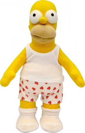 Simpsons Pl�schfigur Boxer Shorts Homer 37 cm