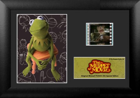 Muppet Show Mini Film Cell im Holzrahmen Kermit II