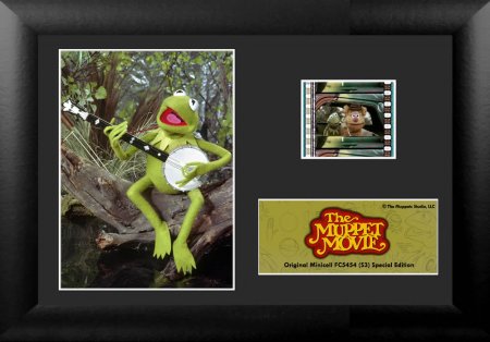 Muppet Show Mini Film Cell im Holzrahmen Kermit III