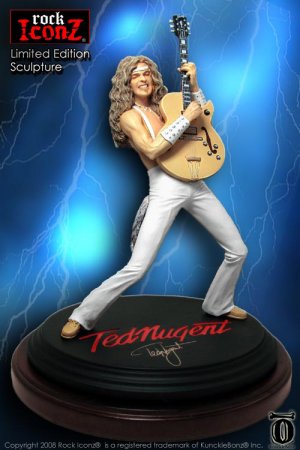 Rock Iconz Statue Ted Nugent ( The Motor City Madman) 25 cm