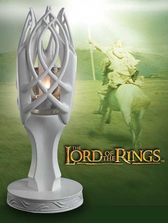 Herr der Ringe Kerzenstaender Gandalf der Weiße 23 cm für EUR 70.04