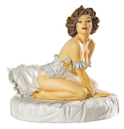Gil Elvgren Statue Pinup Suzanne 18 cm