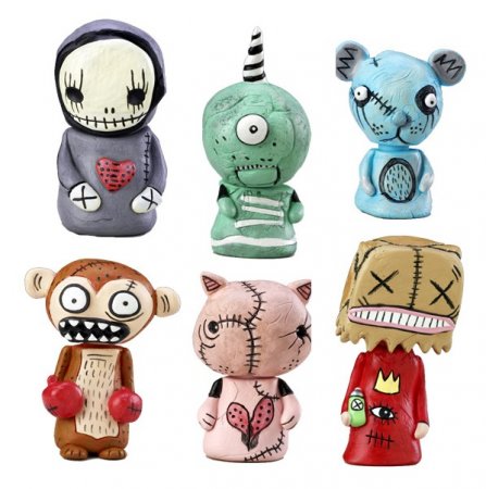 Gus Fink Boogily Heads Serie 2 5cm Wackelkopffiguren mit Comic Umkarton (12) f�r EUR 59.90