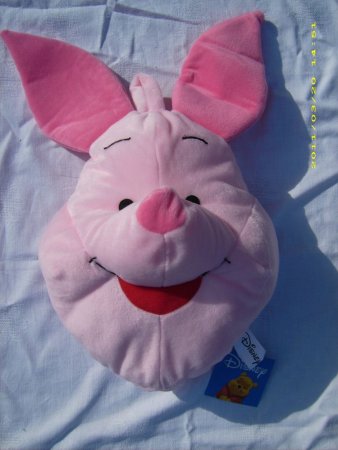 Disney Kissen Schwein Plüsch mit Tasche für Pyjama 35cm