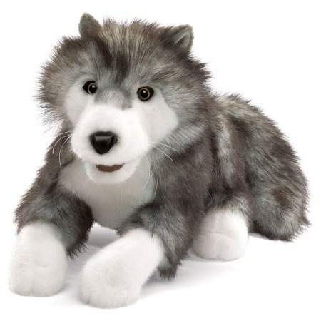 Handpuppe Polarwolf 45 cm