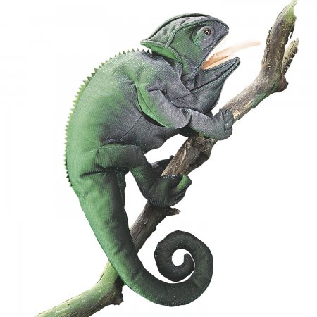 Handpuppe Chamäleon 45 cm