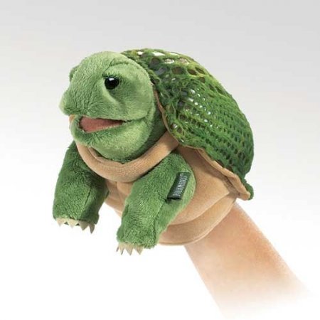 Handpuppe Kleine Schildkröte 12,5 cm