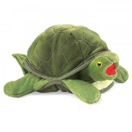 Handpuppe Kleine Schildkröte 25 cm