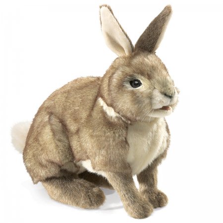 Folkmanis Handpuppe Baumwollschwanzkaninchen