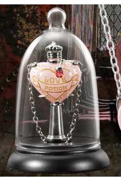 Harry Potter Anhänger mit Kette und Schmuckvitrine Love Potion