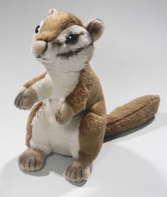 Eichhörnchen, Streifenhörnchen samtweich ca. 17 cm