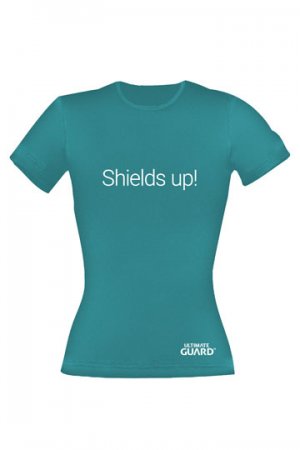 Ultimate Guard Girlie T-Shirt Shields Up! Petrolblau