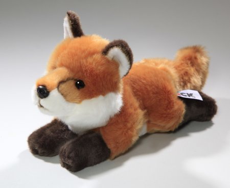 Plüsch-Fuchs liegend