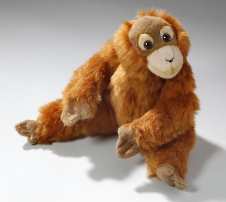 Orang-Utan Affe sitzend ca.15 cm