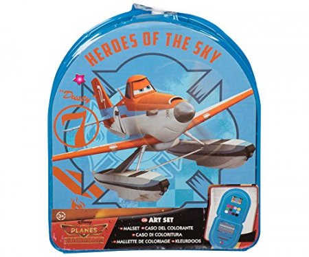 Disney Planes Mal Set Bastel Set 33 Teilig Wasserfarben Wachsmalstifte