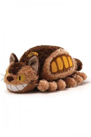 Studio Ghibli Plüschfigur Little Fluffy Cat Bus 20 cm