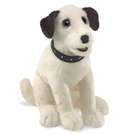 Handpuppe Terrier sitzend 35 cm