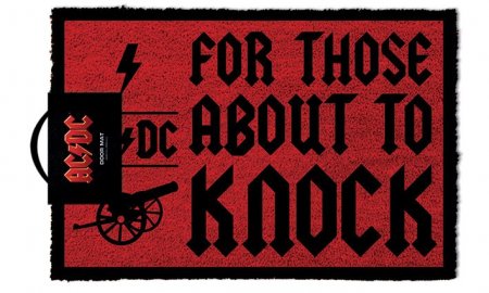 AC/DC Fußmatte For Those About To Knock 40 x 57 cm