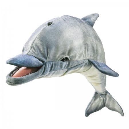 Handpuppe Delfin, mit Soundeffekt 48 cm