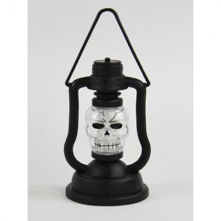 LED Laterne mit Sound - Totenkopf ca. 18 cm