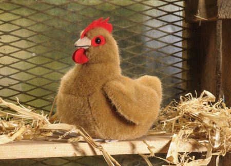 Kösener-Huhn, klein rotbraun