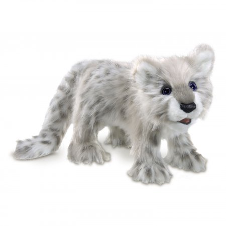 Handpuppe-Baby Schneeleopard 66 cm