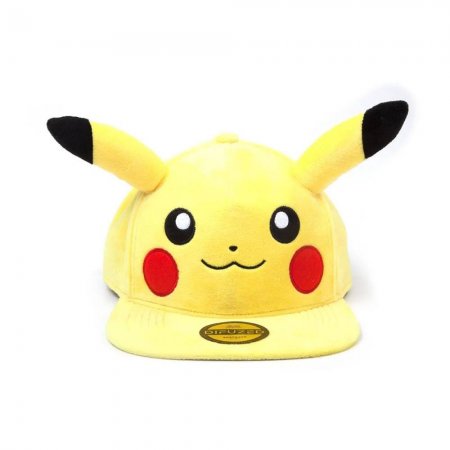 Pokémon Plüsch Snapback Cap Pikachu . peinlich berührt