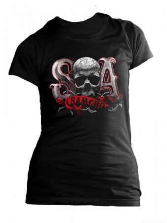 Sons Of Anarchy Girlie T-Shirt Due Tone Gr. M