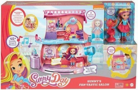 Mattel Sunny Day Sunny's Fan-Tastic Salon mit Puppe 18 teilig