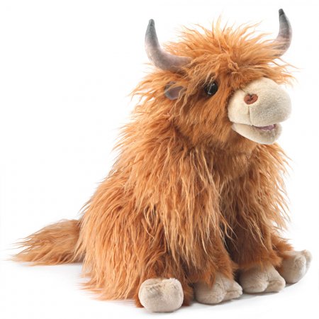 Handpuppe Schottisches Hochlandrind 41 cm