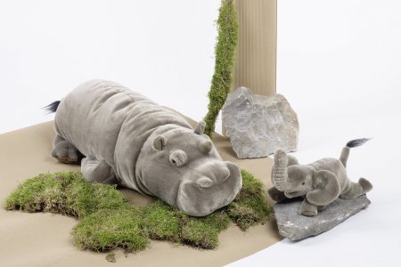 Kösener-Nilpferd, Studiotier