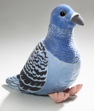 Plüsch-Stadttaube blau ca. 24 cm