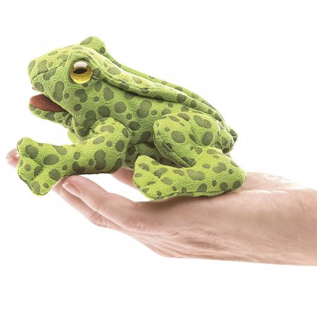 Handpuppe Mini Frosch ca.15 cm