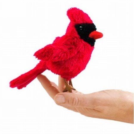 Handpuppe Mini Kardinalsvogel ca. 9 cm