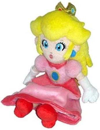 Plüsch Mario Bross-Prinzessin Peach 25 cm