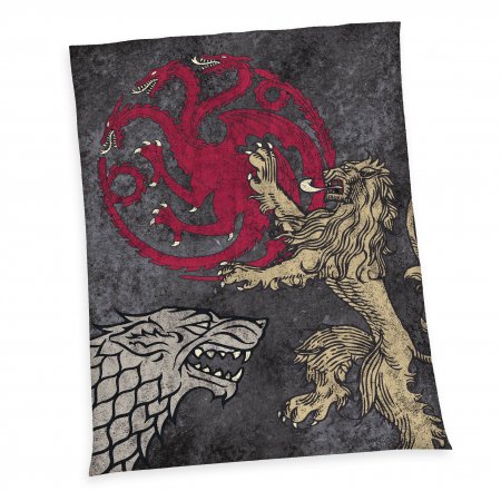 Game Of Thrones Fleecedecke Logos 150 x 200 cm