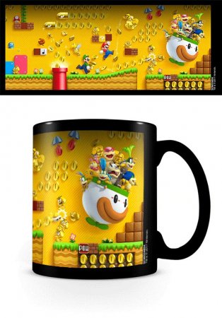 2er Set Super Mario Bros. Tasse mit Thermoeffekt Gold Coin Rush