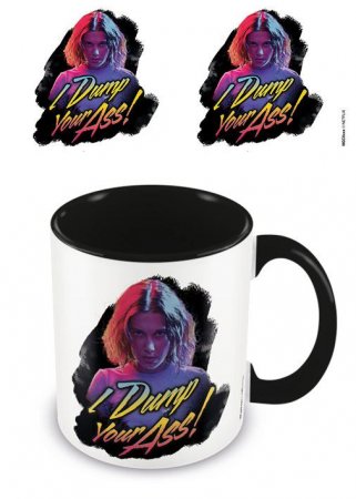 2er Set Stranger Things Coloured Inner Tasse I Dump Your Ass Retro