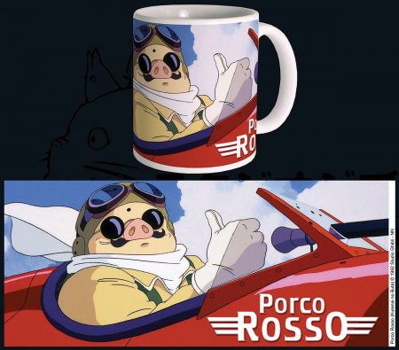 2er Set Studio Ghibli Tasse Porco Rosso