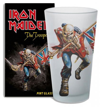 4er Set Iron Maiden Bierglas The Trooper