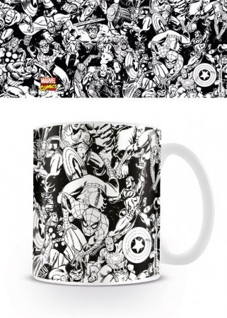 2er Set Marvel Comics Tasse Characters