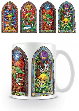 2er Set Legend of Zelda Tasse Stained Glass