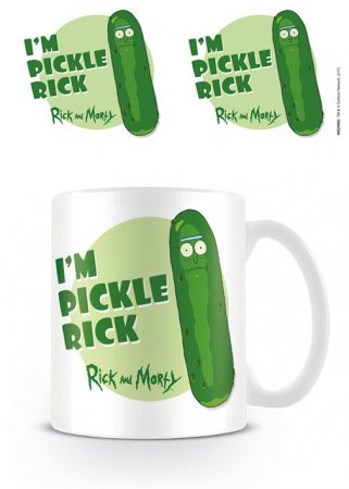 2er Set Rick and Morty Tasse Pickle Rick
