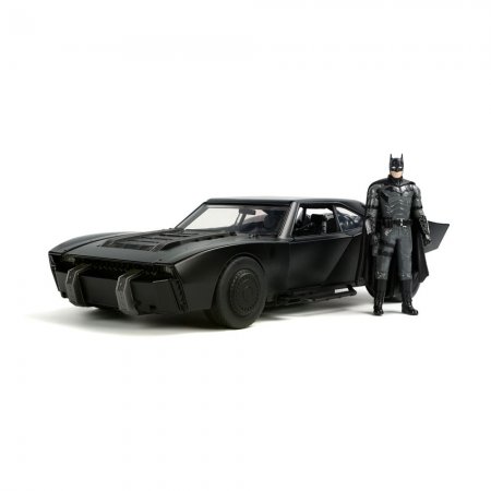 Batman 2022 Hollywood Rides Diecast Modell 1/18 2022 Batmobil mit Figur